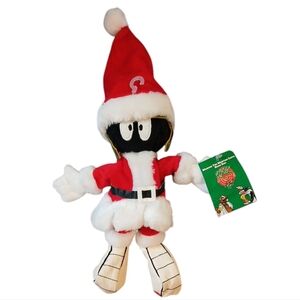 Warner Bros. Marvin the Martian Santa Bean Bag‎ NWT